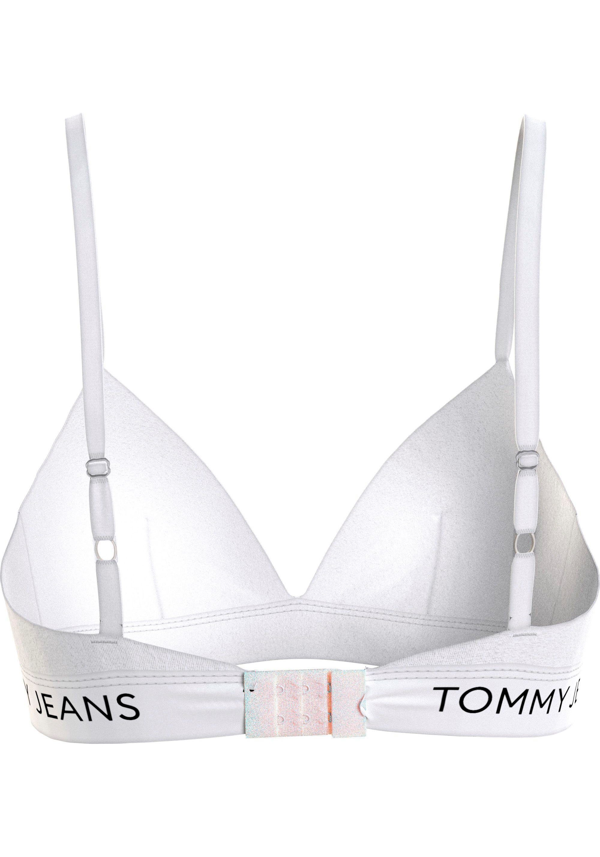 Hilfiger Bund SIZES) elastischem mit (EXT Bügelloser TRIANGLE Tommy Underwear PADDED BH White