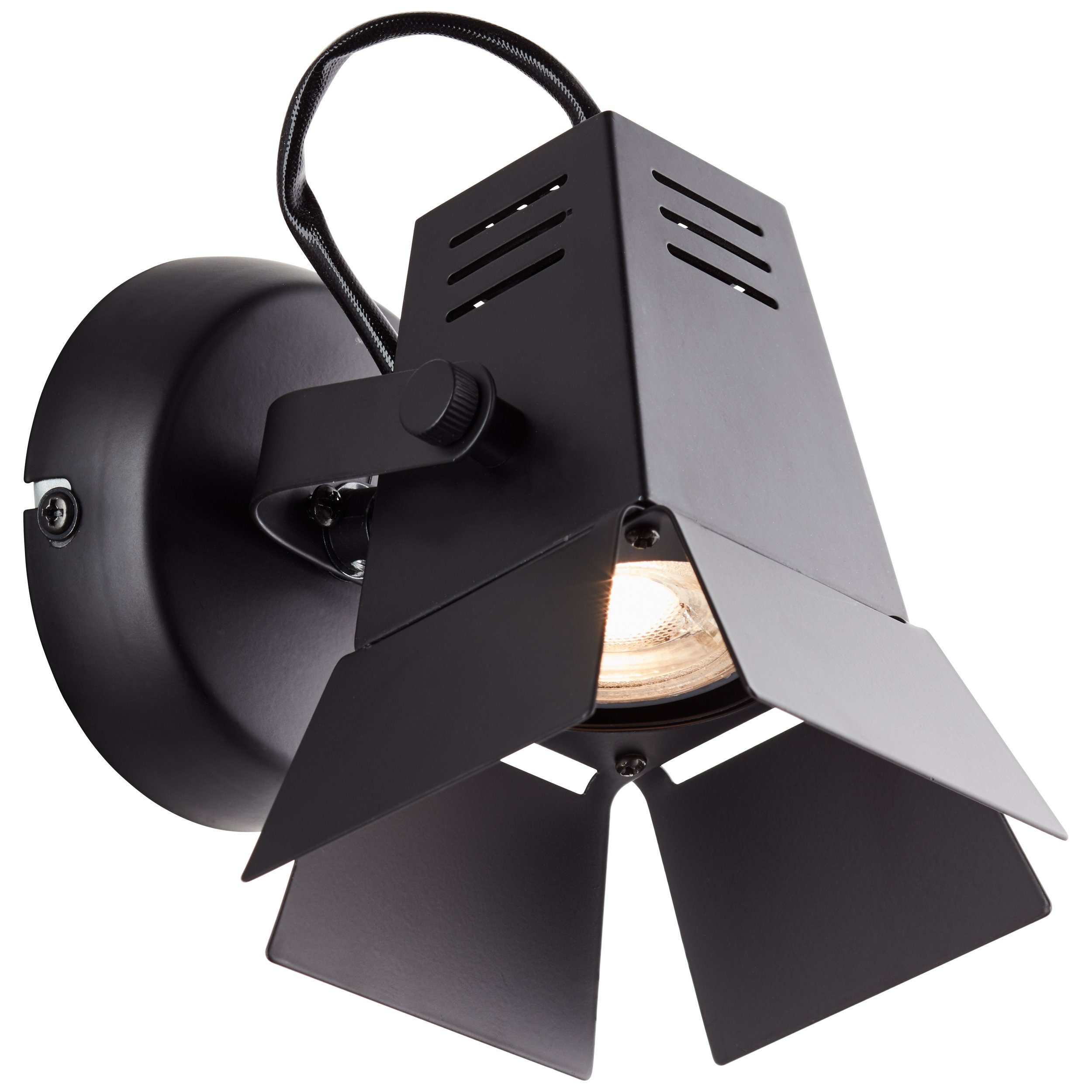 - Licht Lightbox LED wechselbar, Kopf LED Wandspot warmweißem mit schwenkbarem Deckenleuchte, warmweiß, Wandstrahler mit