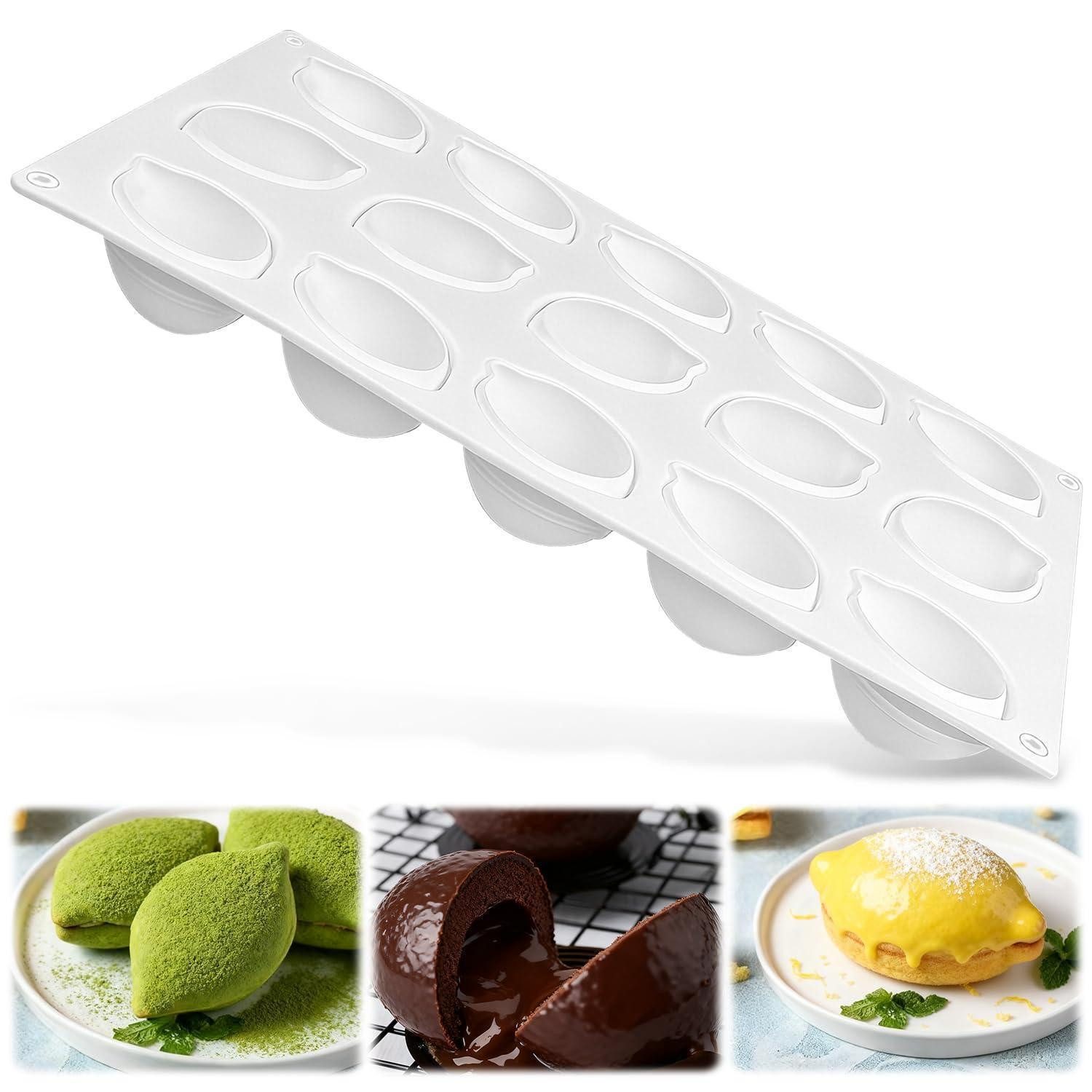 LuxusKollektion Silikonform Silikonform Zitrone 15er-Set, (1-tlg)