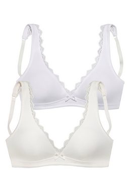 petite fleur Bralette-BH ohne Bügel im attraktiven Doppelpack