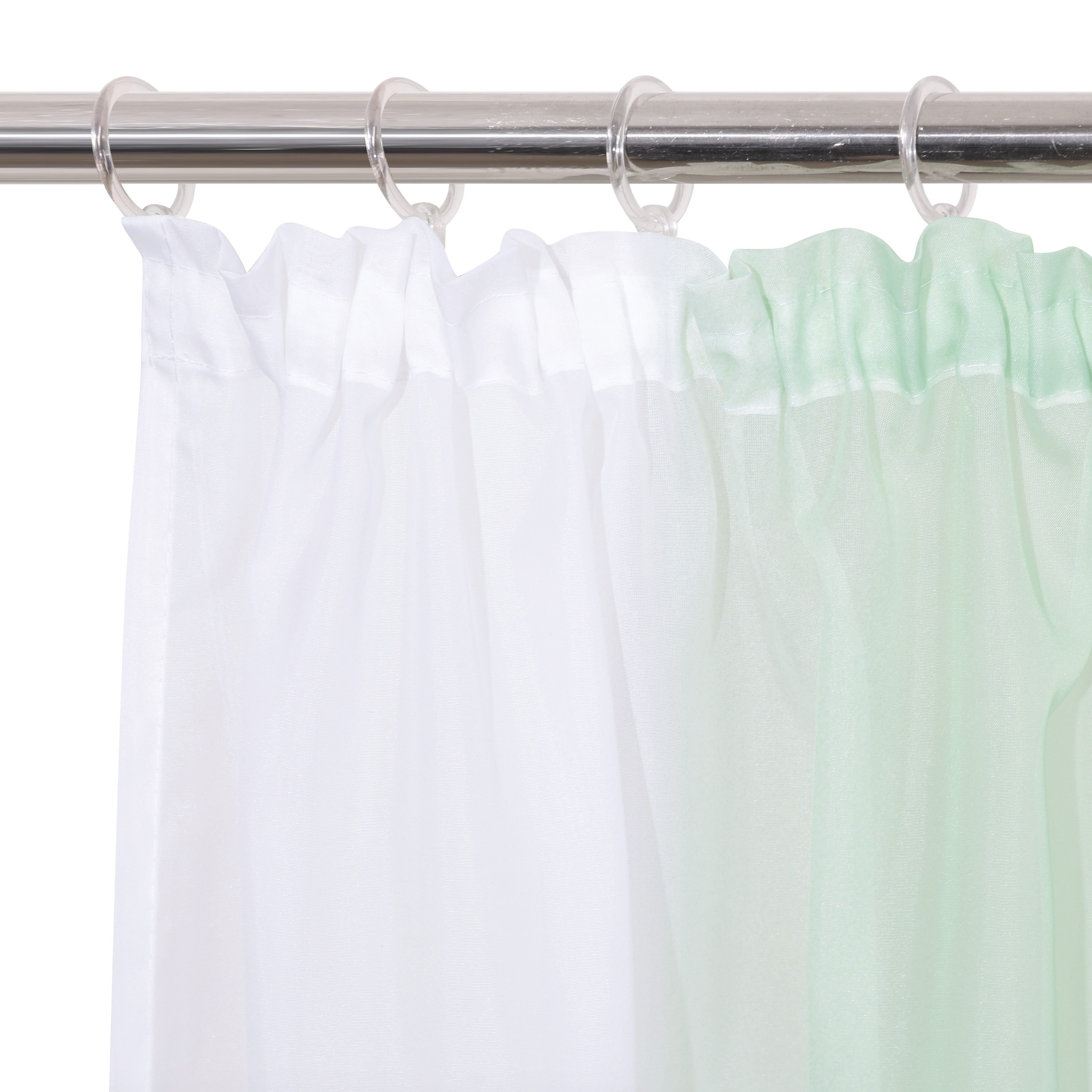 OTTO home Gardine Nivva (2 St), Kräuselband, transparent, Transparent, Kräuselband, Pflegeleicht, 2er Set