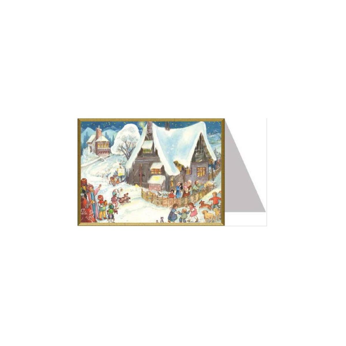 Richard Sellmer Verlag Grußkarte 99054 - Weihnachtskarte - Die Drei aus dem Morgenland