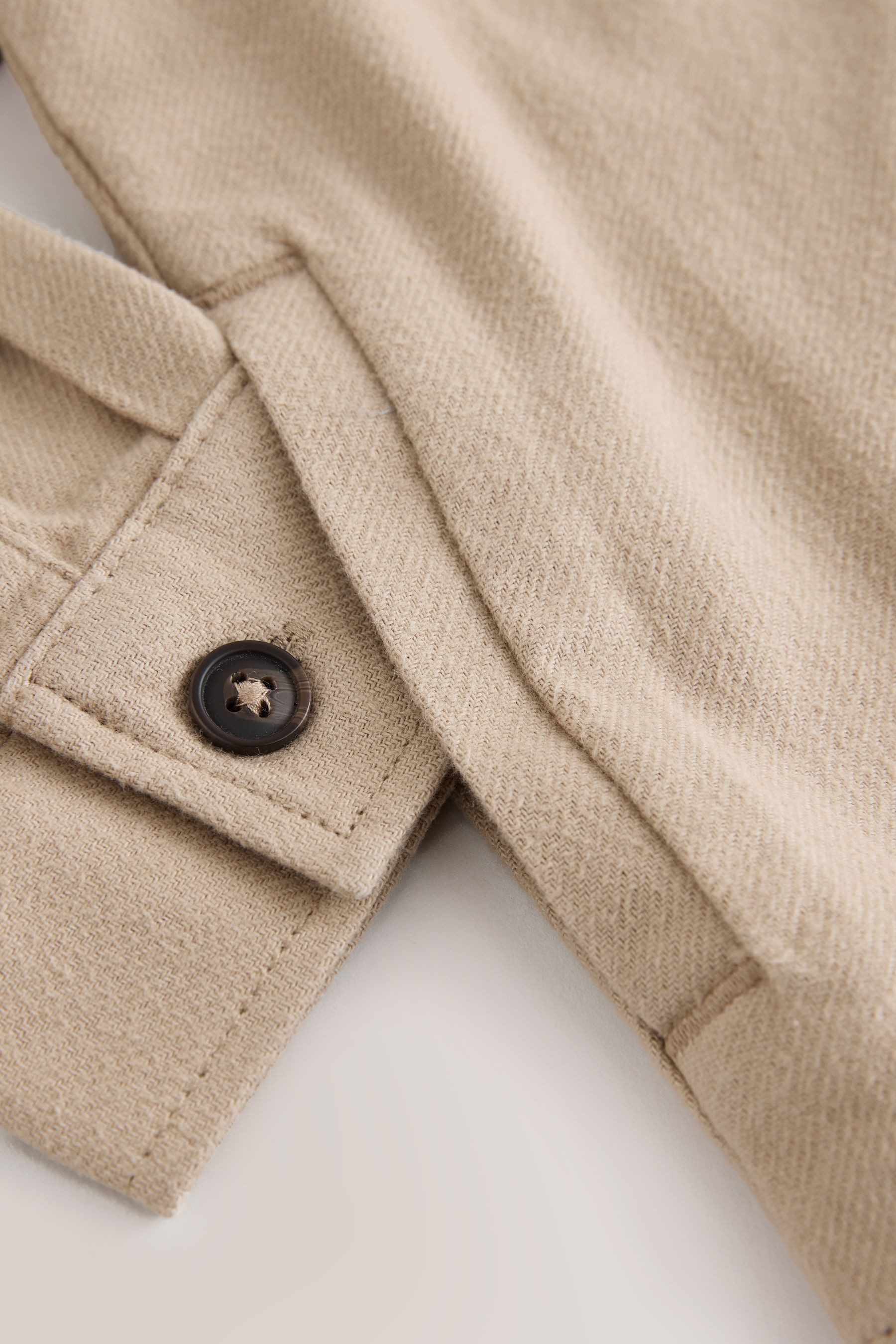 Next Hemdjacke Hemdjacke in gebürsteter Optik mit Reißverschluss (1-St) – Bild 5 von 5