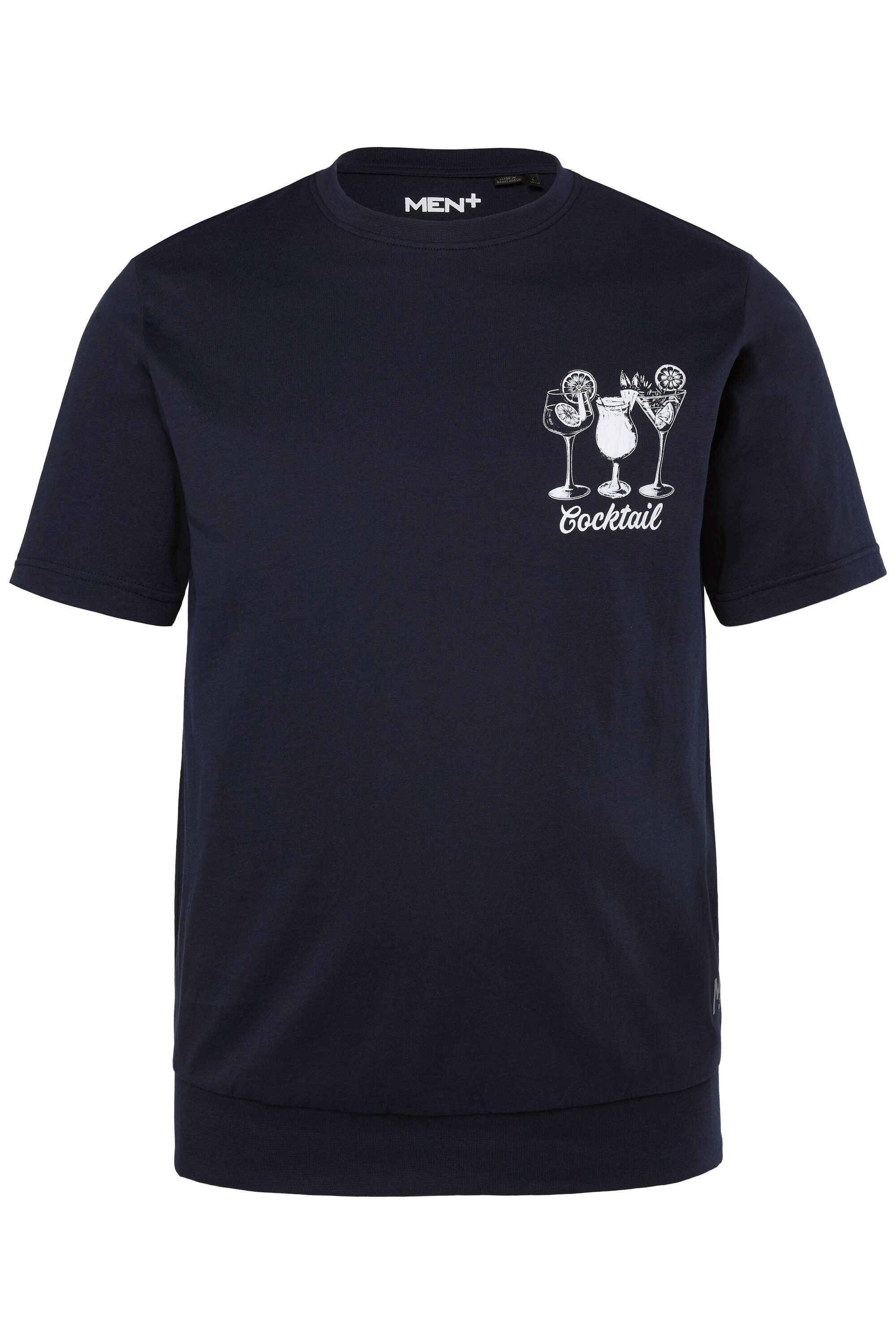 T-Shirt T-Shirt Bauchfit Print Halbarm