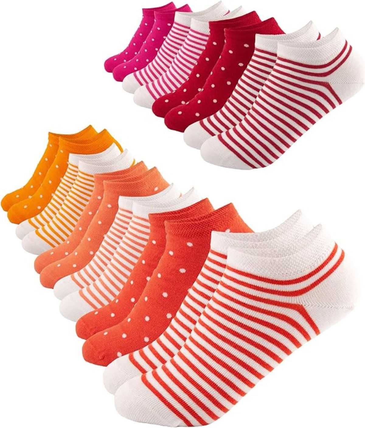 FOOTNOTE Sneakersocken Shelley (10-Paar) trendige Socken mit Softbund