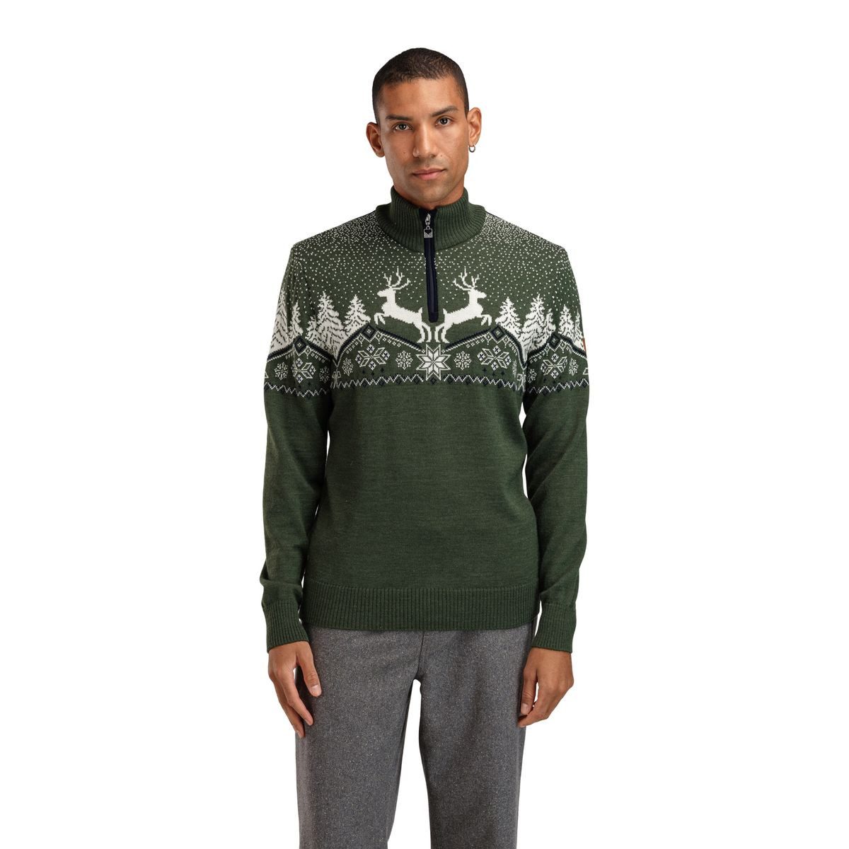 Dale of Norway Sweatshirt Dale Christmas Masc Sweater Eleganter Weihnachtspullover aus 100 % Merinowolle mit traditionellen