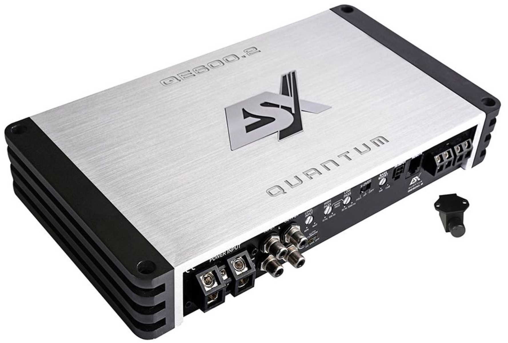 ESX QE600.2 2-Kanal Verstärker Endstufe brückbar Class D / Digital Endverstärker (Anzahl Kanäle: 2)