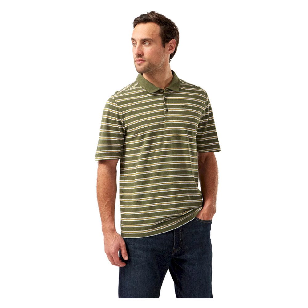 Craghoppers T-Shirt Craghoppers - Stanton Herren Polohemd aus Öko Baumwolle - gestreift