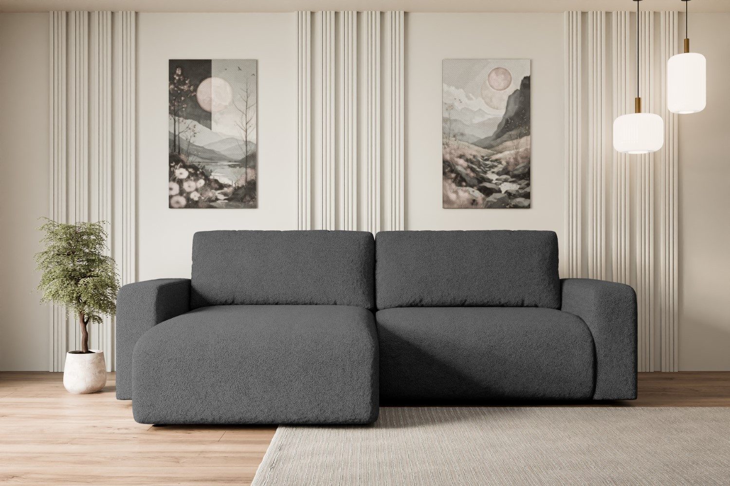 ALTDECOR Ecksofa KLEEA-L, Couch mit Schlaffunktion, günstig online kaufen