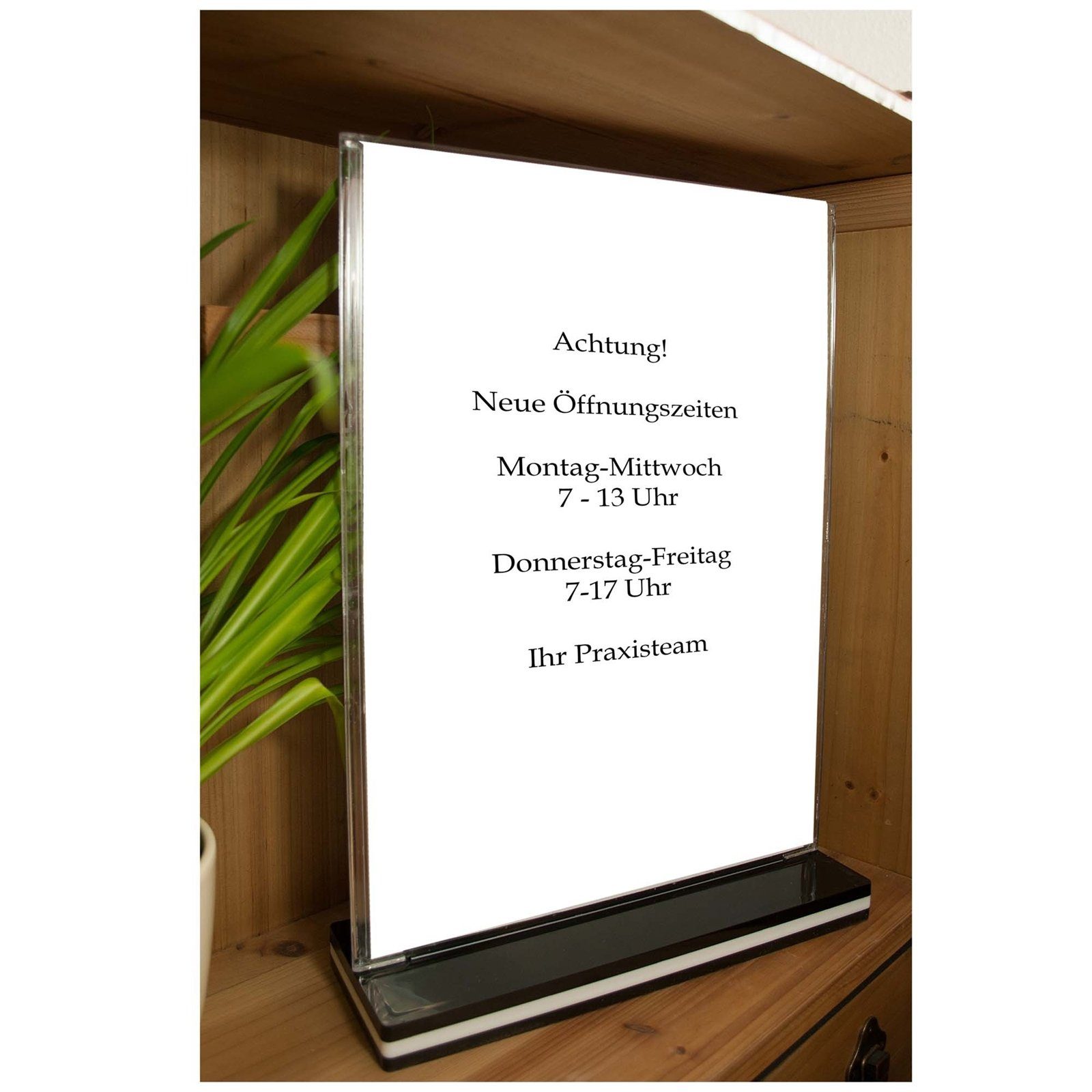 HTI-Line Bilderrahmen Tischaufsteller A3 Hochformat, (Stück, 1 St), 1 Tisch günstig online kaufen