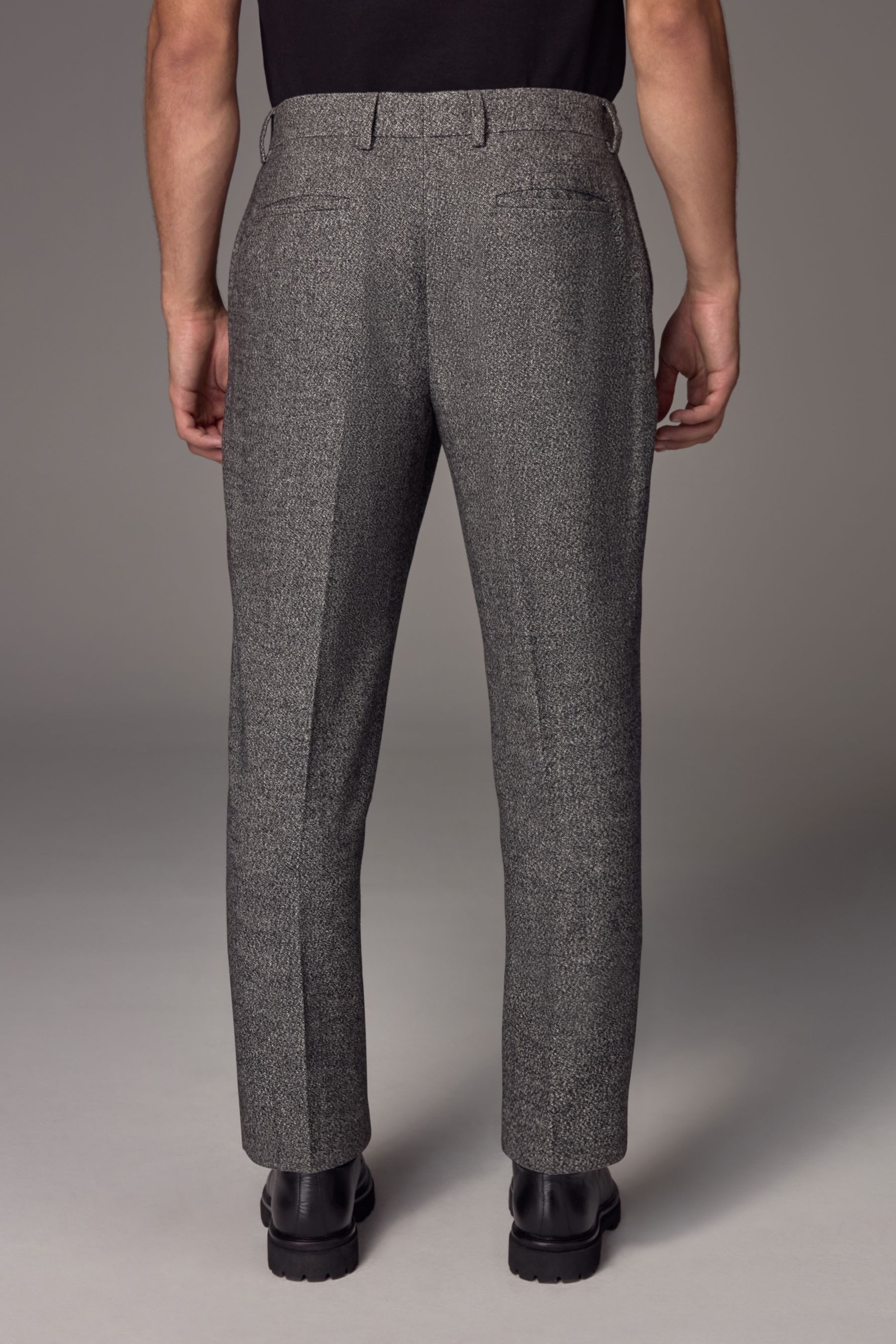 Next Anzughose Slim Fit Donegal Anzughose günstig online kaufen