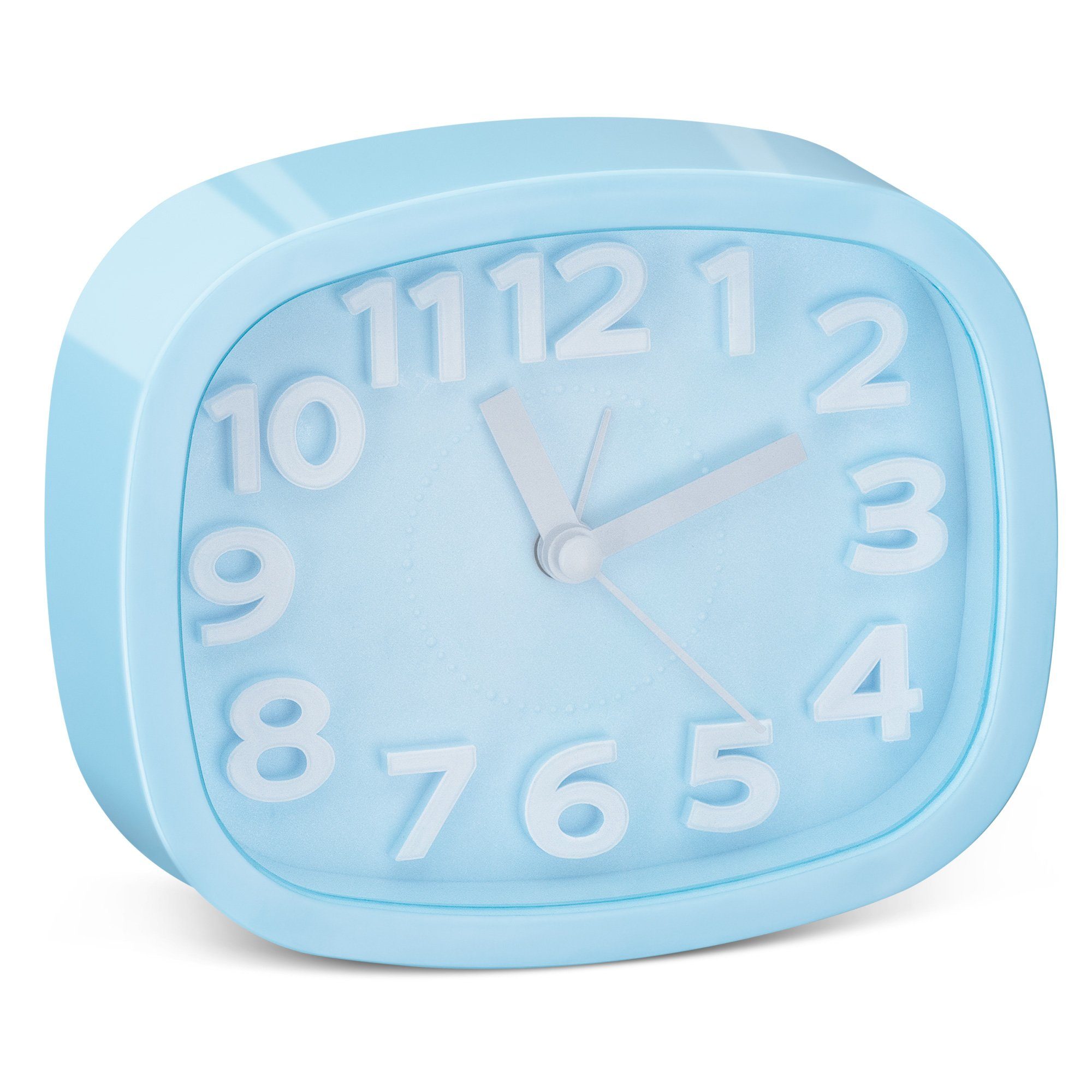 Navaris Wecker Analog Wecker - Kinder Uhr oval mit Ziffernblatt - Tischuhr  Ohne Ticken - Alarm Weckuhr für Nachttisch Kinderzimmer Schlafzimmer online  kaufen | OTTO