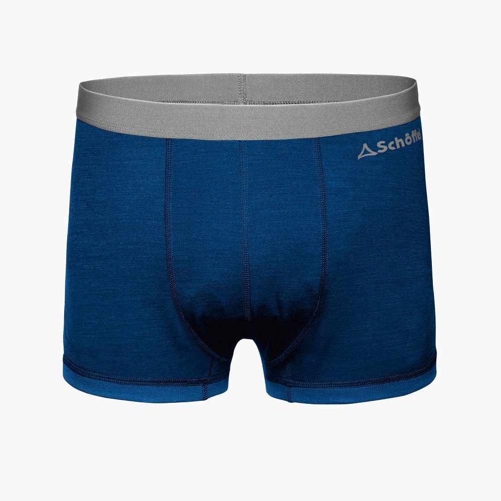 Schöffel Boxershorts Merino Sport Unterwäsche blau Herren günstig online kaufen