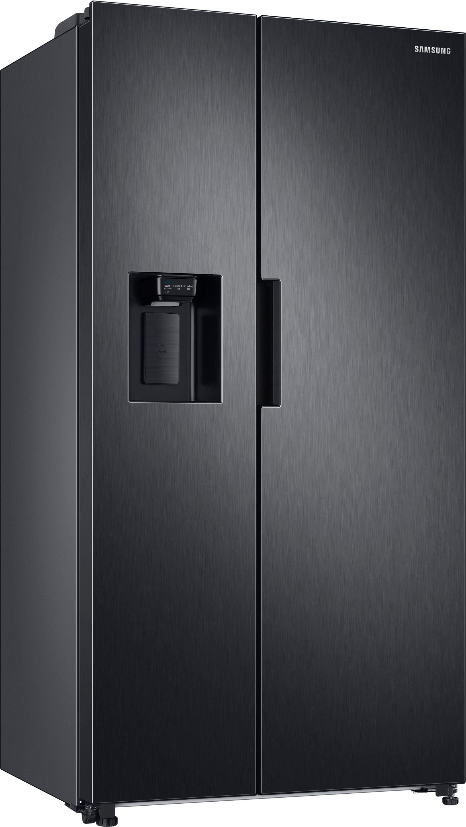 Samsung Side-by-Side RS6JA8811B1, 178 cm hoch, 91,2 cm breit, mit Festwasseranschluss schwarzes Edelstahl | Side-by-Side Kühlschränke