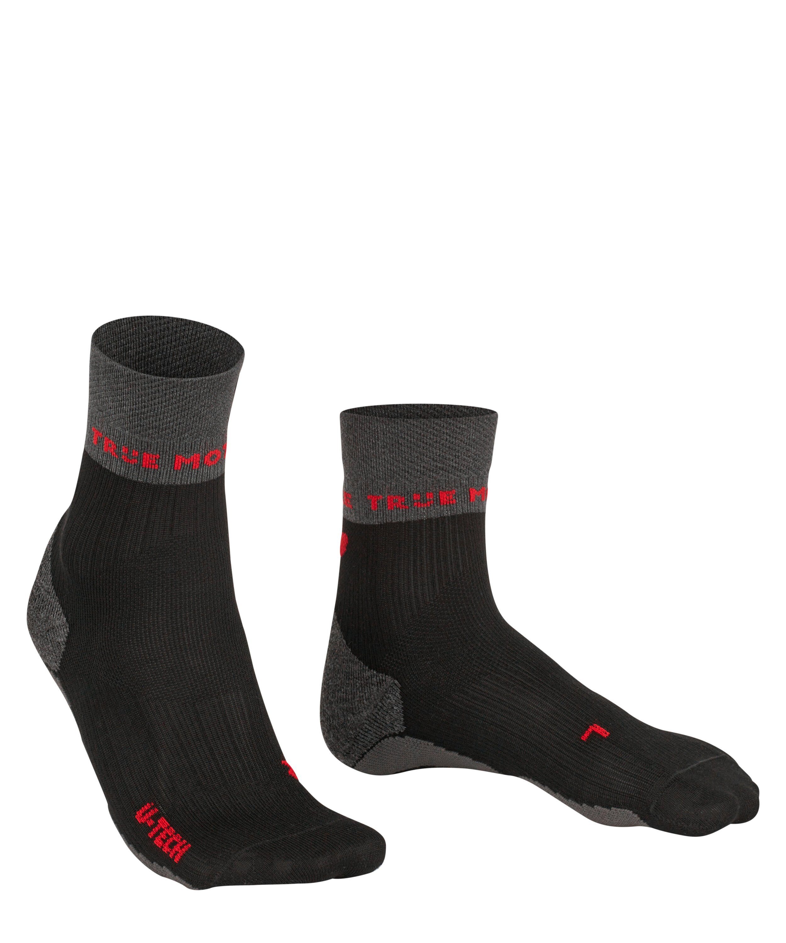 (1-Paar) True Komfort (3003) und Motion Laufsocken black RU FALKE Stabilität fördert Nevos