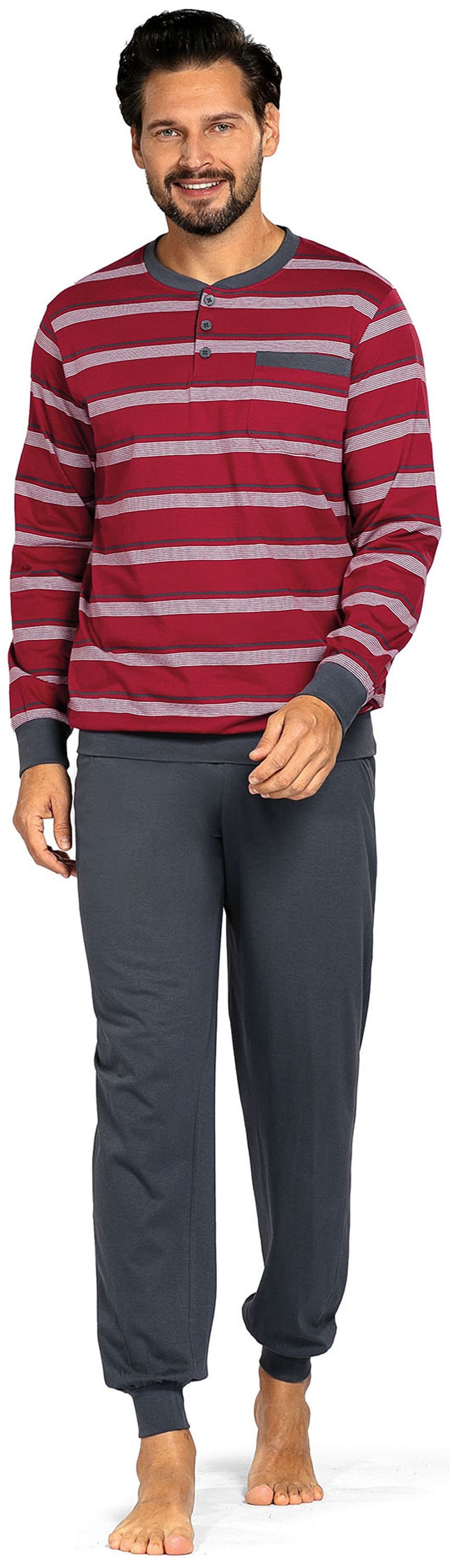 Comte Schlafanzug Gentle Frost (Set, 2 tlg., 2-teilig) Herren Pyjama lang L günstig online kaufen