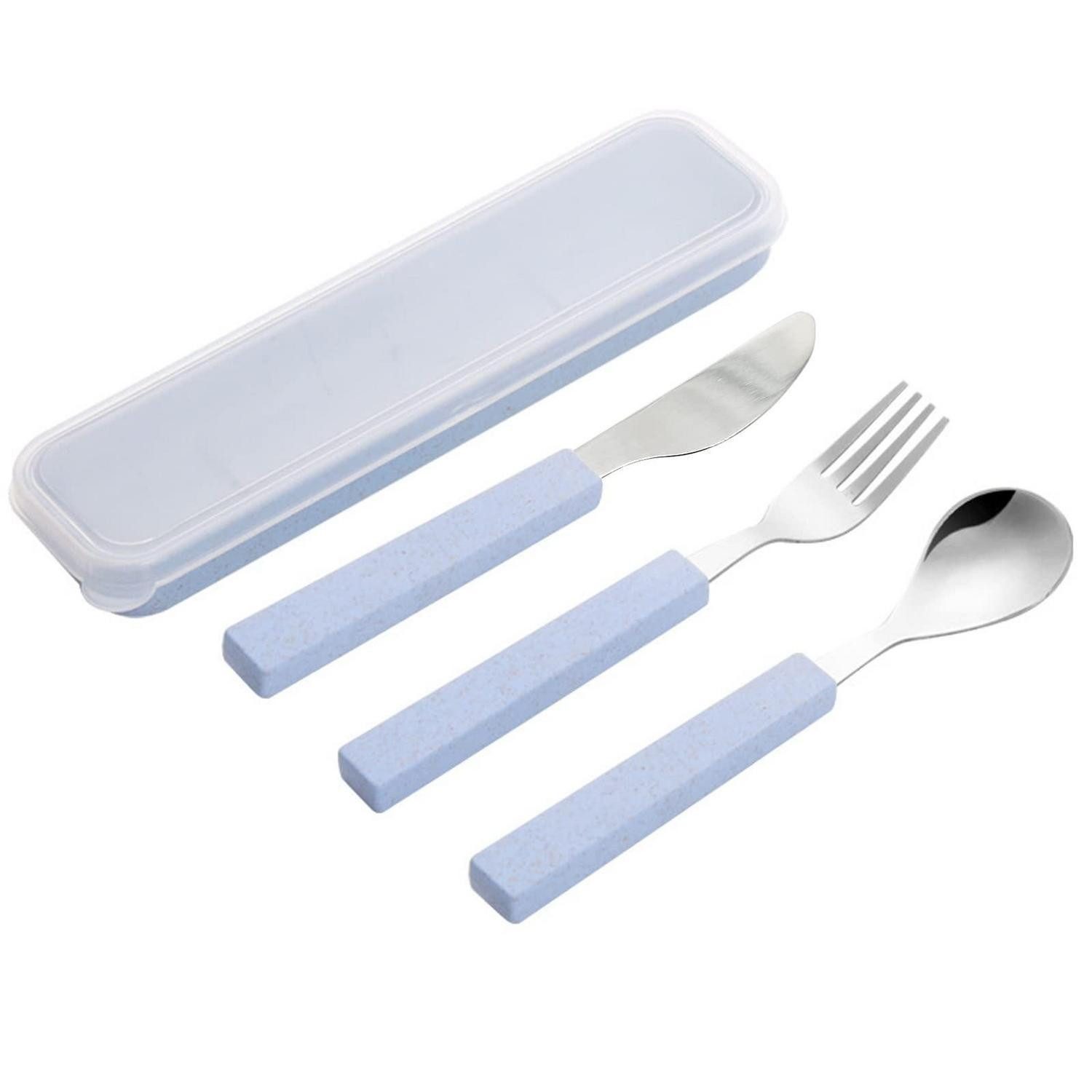 LuxusKollektion Kinderbesteck Kinderbesteck Edelstahl1810 3teilig Gabel Löffel Messer Grün