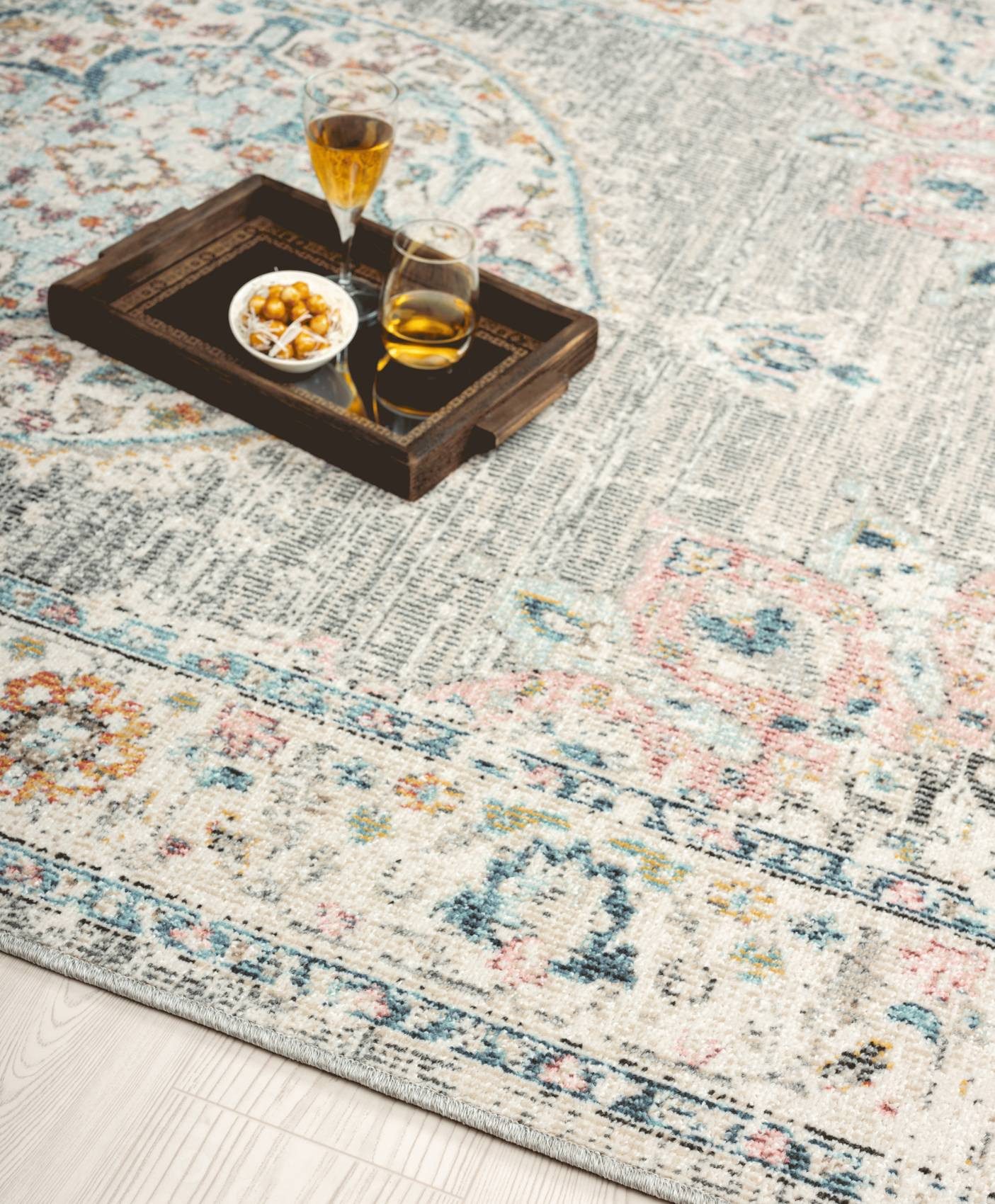 Floornovo Outdoorteppich In- & Outdoor Teppich Grau versch. Größen - rechteckig für die Terrass, rechteckig, Terrassenteppich