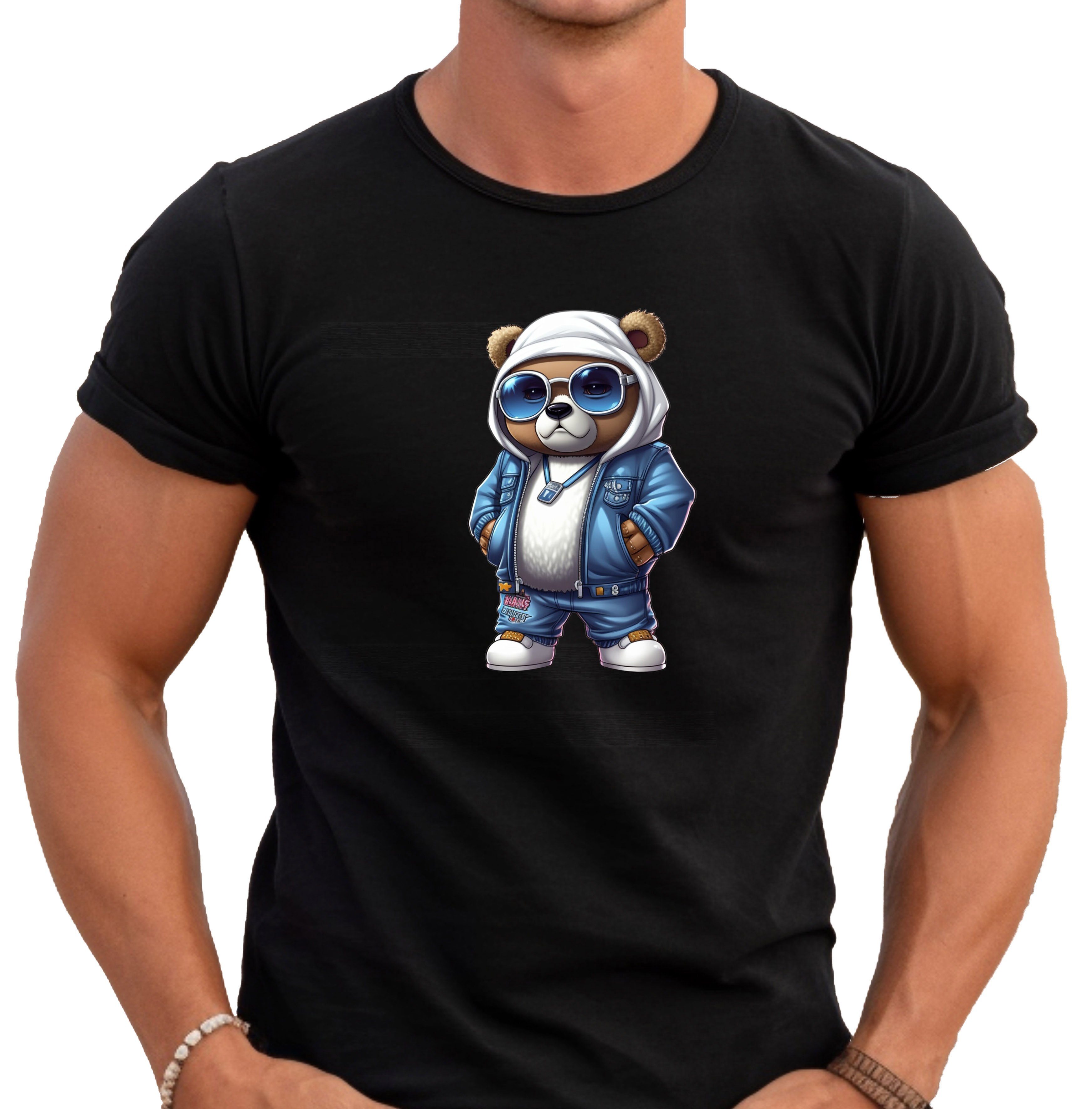 Banco Print-Shirt Exklusives Bärenshirt in Größen günstig online kaufen