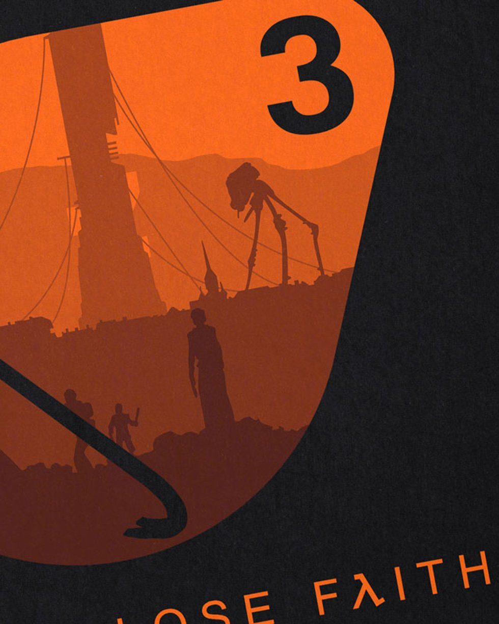 style3 T-Shirt Never loose faith gordon freeman shooter gaming half life bl günstig online kaufen