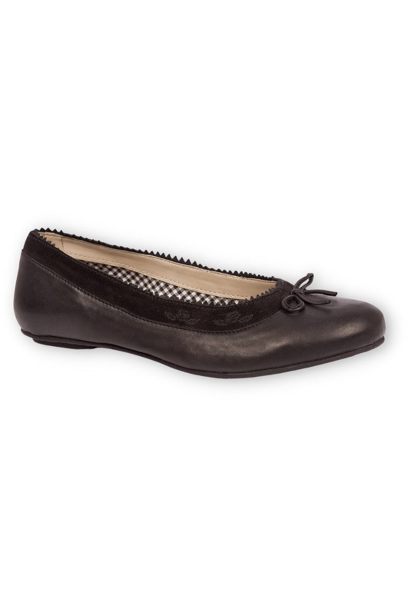 Spieth & Wensky Ballerina - WARINA - braun, schwarz Sneaker Ballerinas