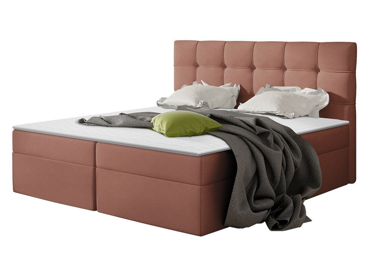 MIRJAN24 Boxspringbett Nele (Lattenrost, Kopfteil und günstig online kaufen