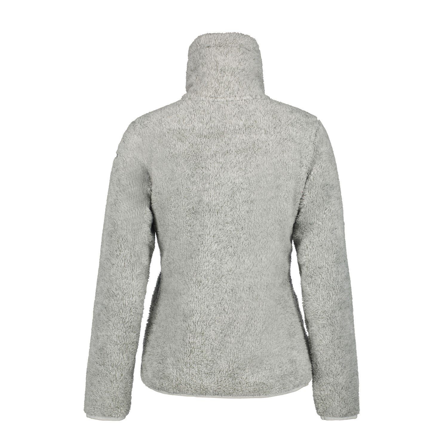 Grau Fleece Damen Colony Langhaar Icepeak Fleecejacke Jacke Strickfleecejacke