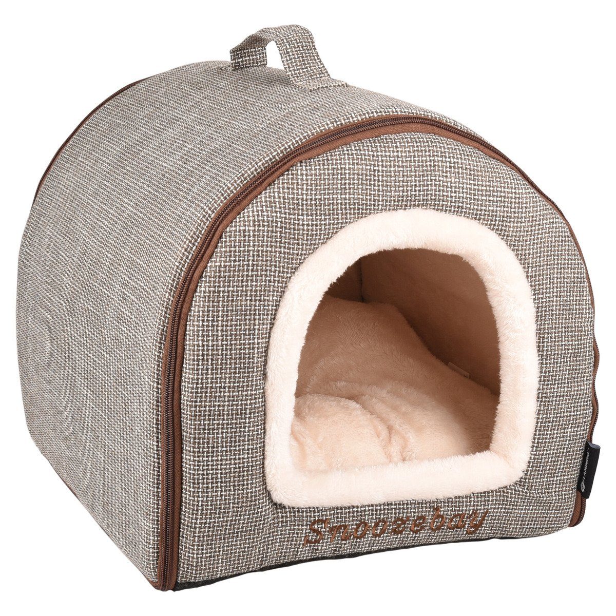 Flamingo Schlafhöhle Schlafplatz Snoozebay Haus braun