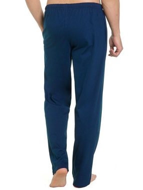 HAASIS Bodywear 1919 Loungehose Herren Pyjamahose Bio-Cotton (Stück, 1-tlg) gerader Beinausschnitt