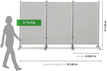 Leco Stellwand (Set), 3-teilig, Gesamtlänge: 260 cm