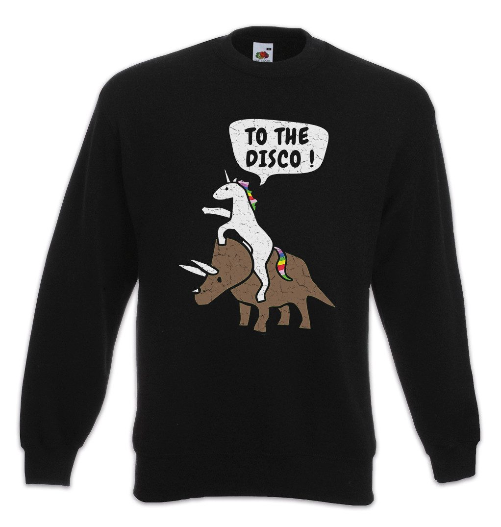 Urban Backwoods Sweatshirt To The Disco Unicorn Sweatshirt gay lesbian homosexual Trans Queer (1-tlg) LGBT LGBTQ Divers