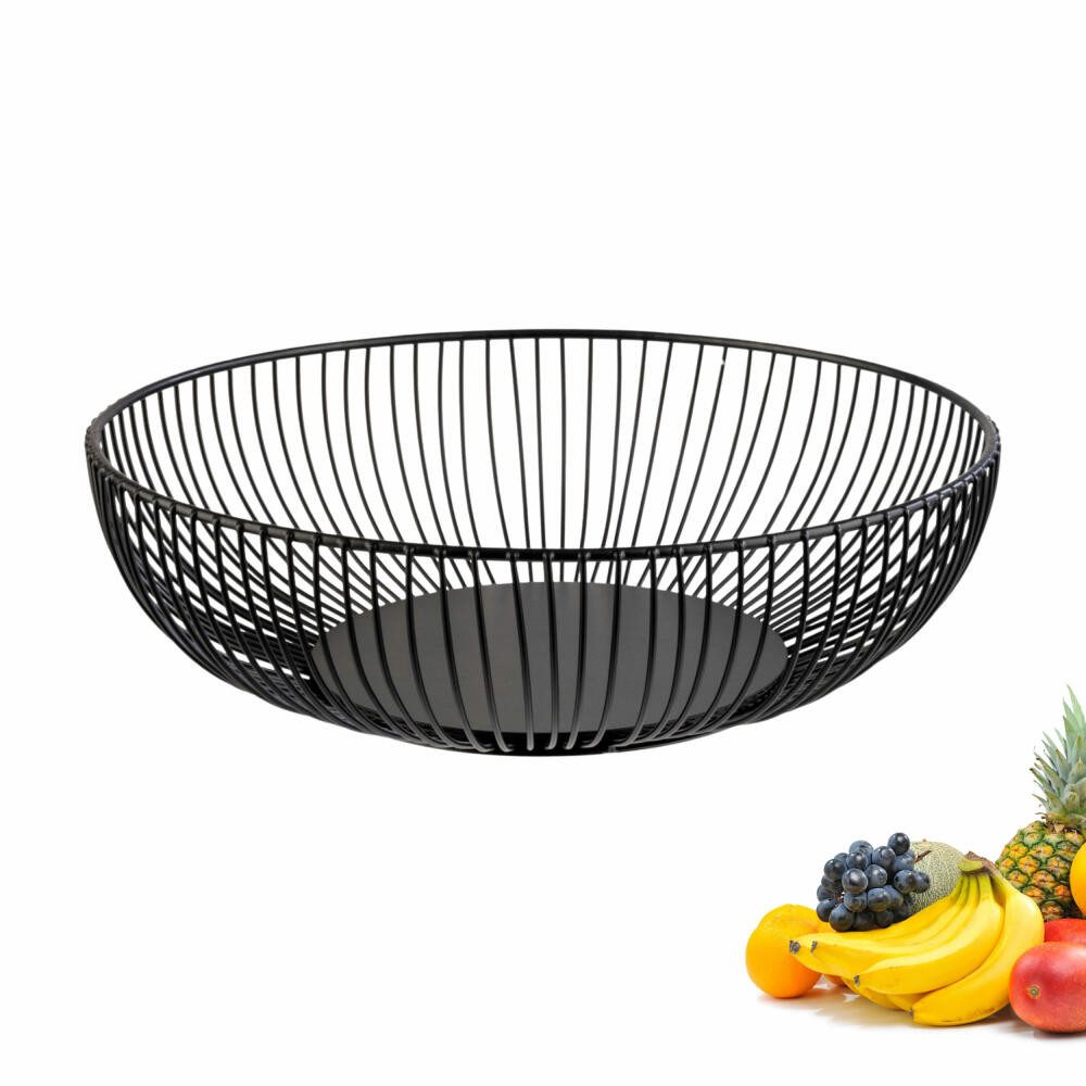 WESTMARK Obstschale mit zeitlosem Design – Metallkorb für Obst, Gemüse, Brot & Brötchen, Stahl, langlebig, lebensmittelecht, robust