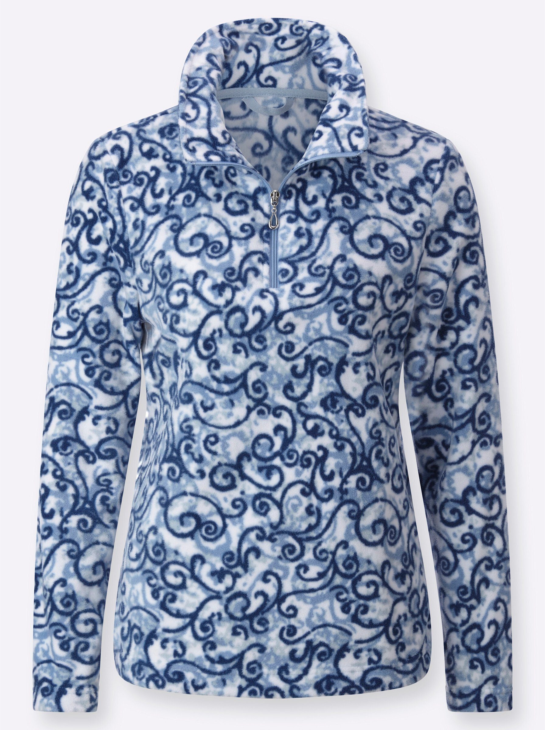 Witt Fleeceshirt Fleece-Shirt Langarm Länge ca. 66 cm