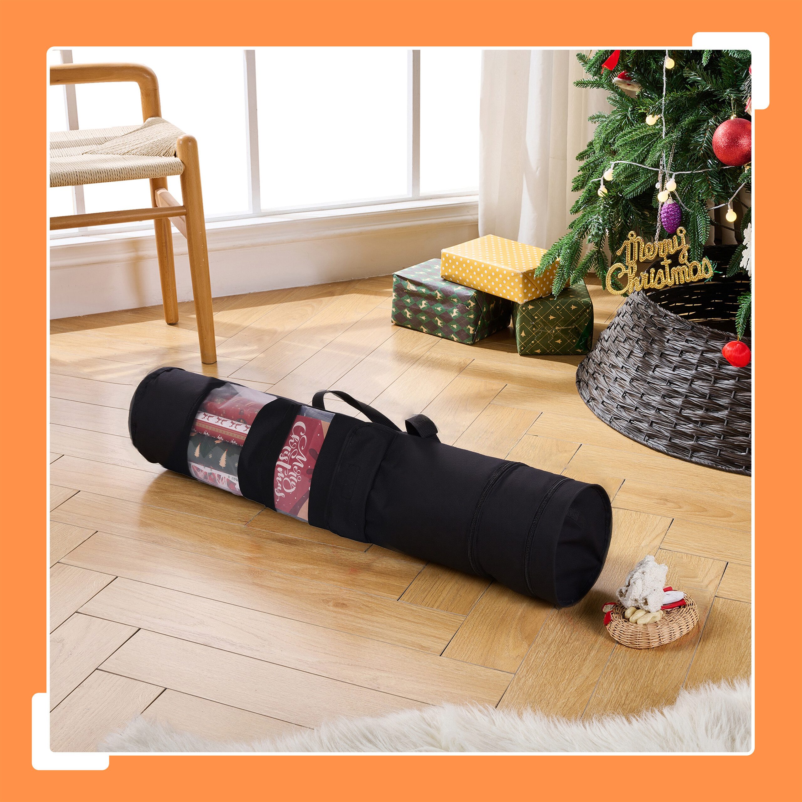 relaxdays Aufbewahrungsbox Geschenkpapier Aufbewahrung 2er Set, günstig online kaufen