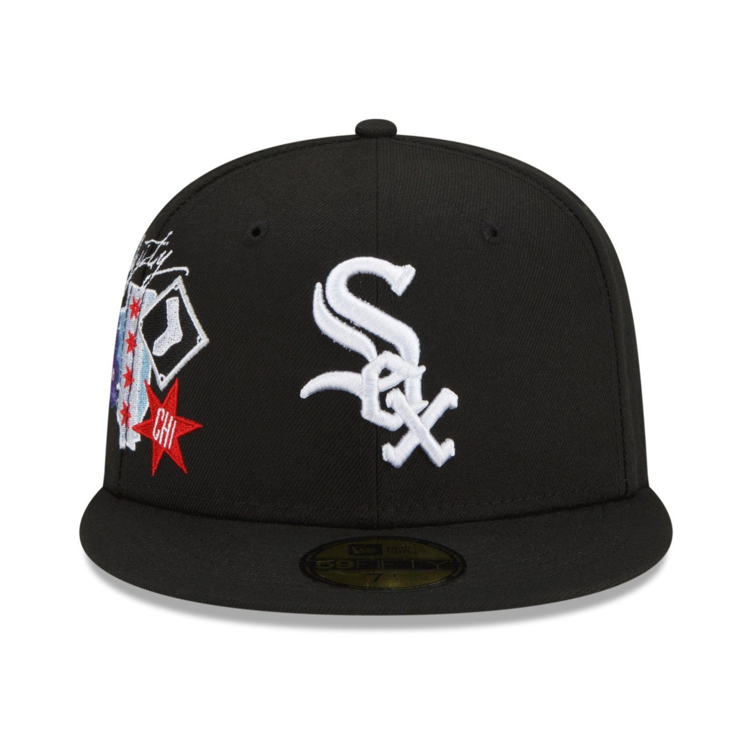 New Era Fitted Sox Chicago White 59Fifty CLUSTER CITY Cap