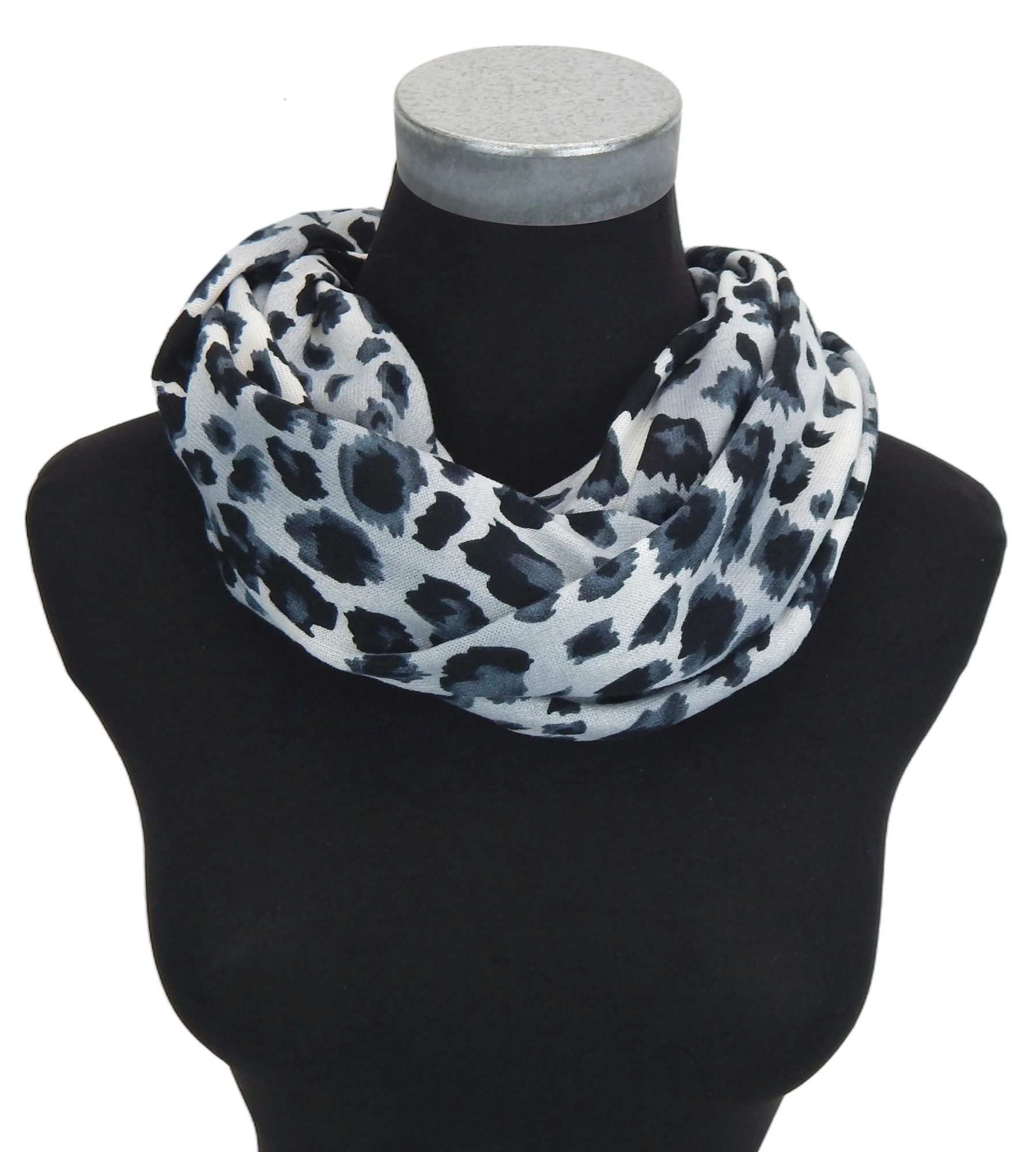 Ella Jonte Loop, Strickloop Leopard beige braun oder grau schwarz Herbst Wi günstig online kaufen