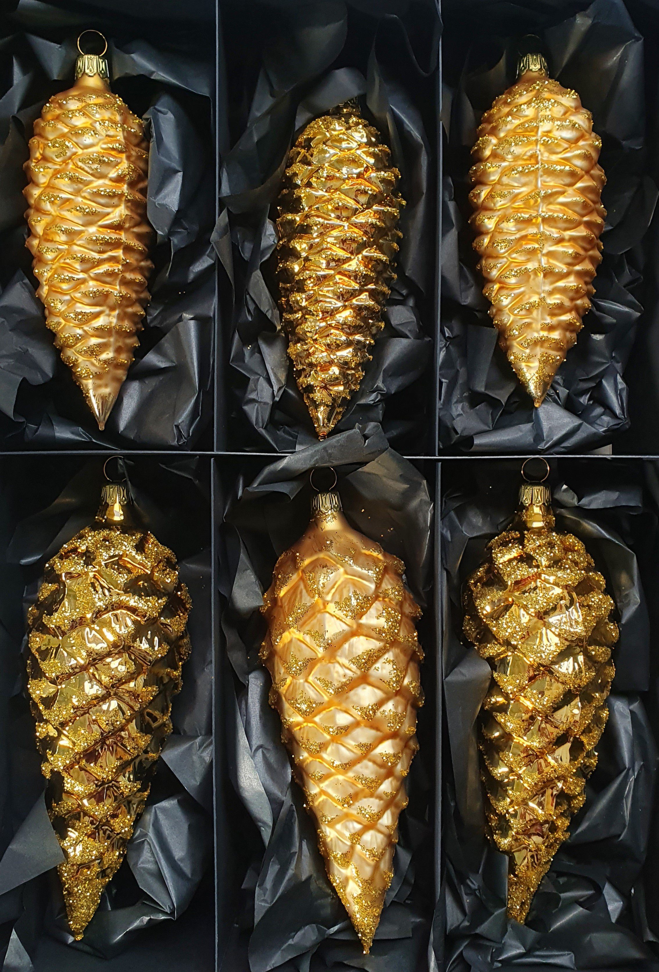 Nostalgie Christbaumschmuck Thüringen Christbaumschmuck Zapfen 6er Set mehr günstig online kaufen