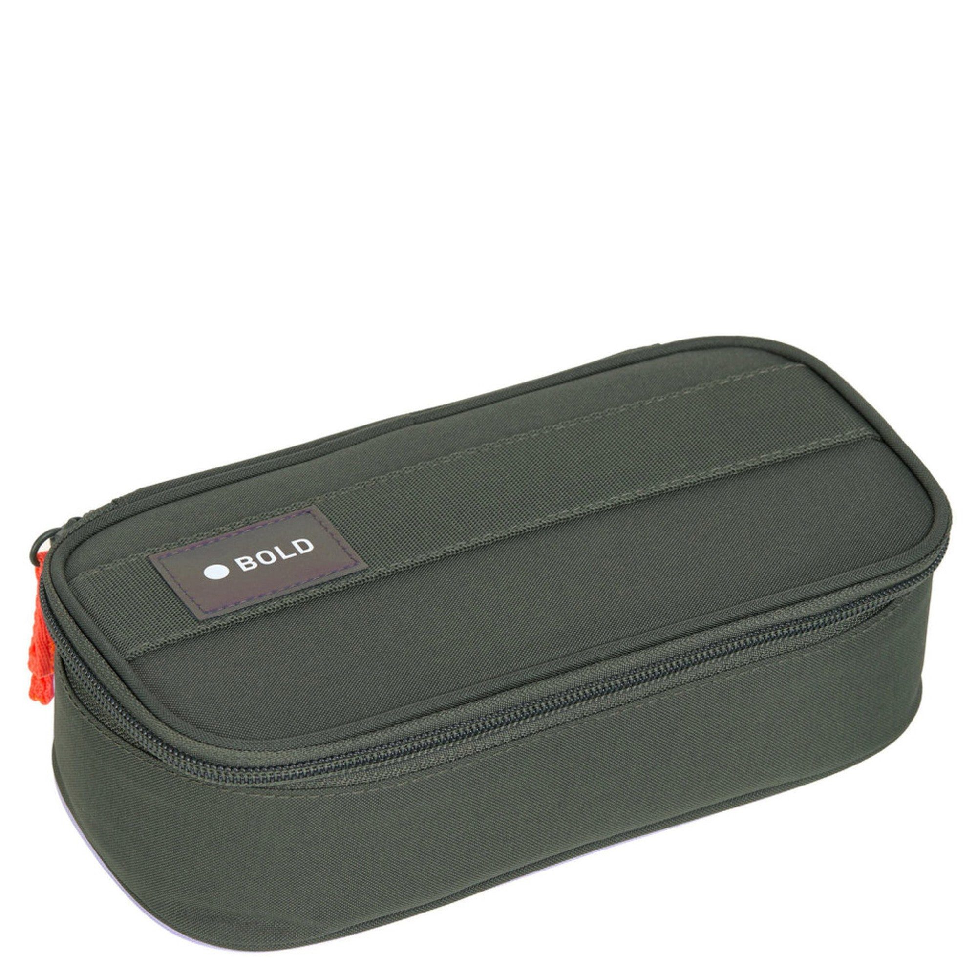 LÄSSIG Schulranzen Bold - Schlampermäppchen 22.5 cm (Dark Olive)