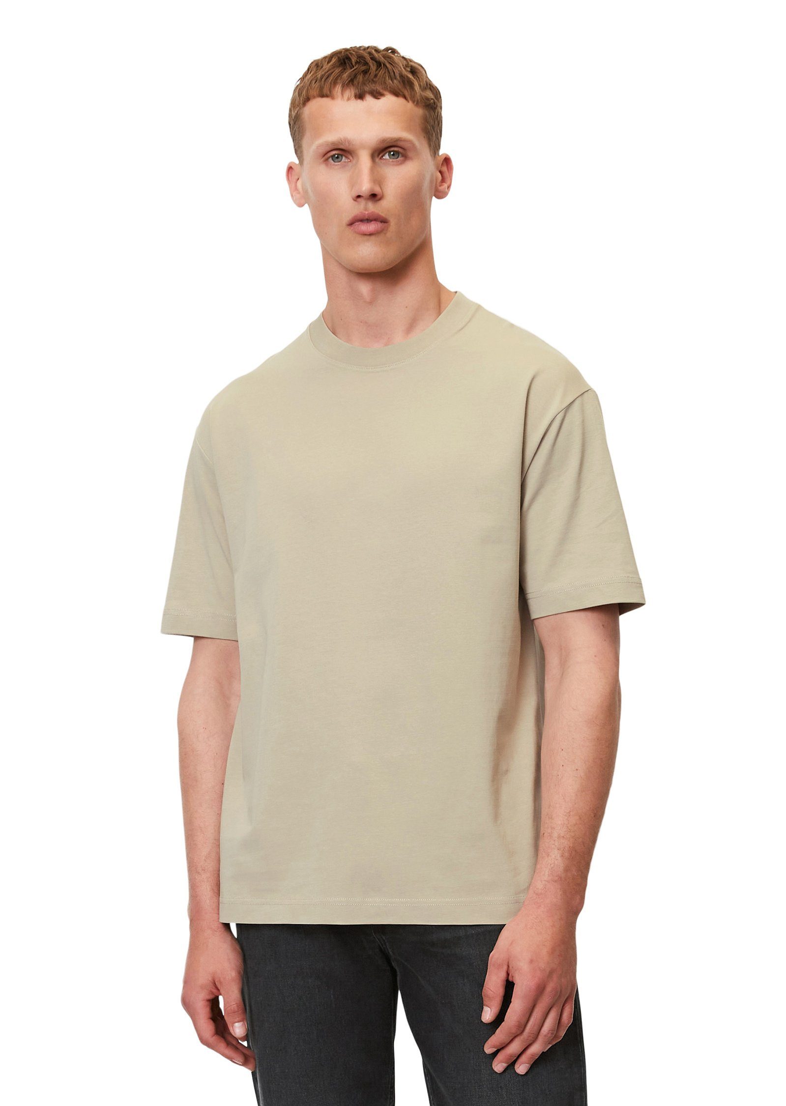 T-Shirt Heavy-Jersey aus O'Polo schwerem beige Marc