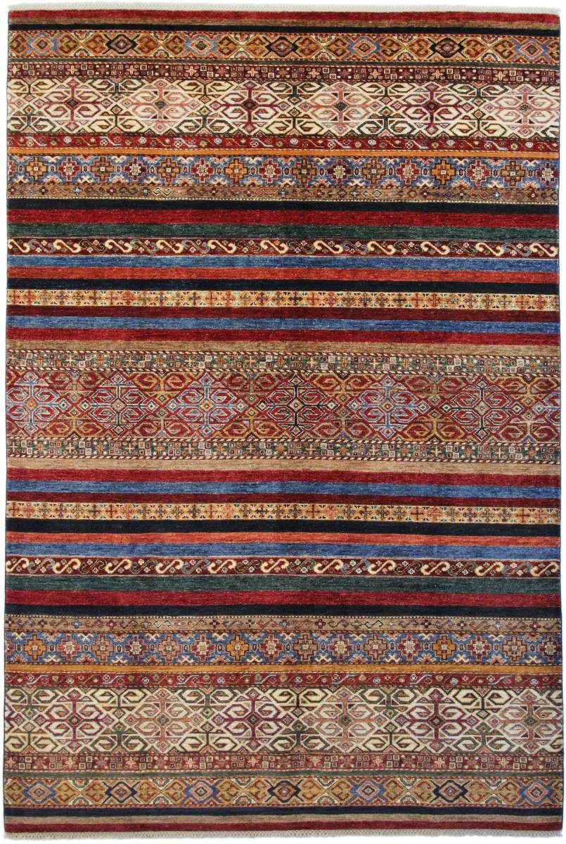 Orientteppich Arijana Shaal 200x296 Handgeknüpfter Orientteppich, Nain Trading, rechteckig, Höhe: 5 mm