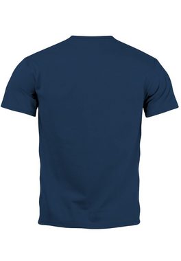 Neverless Print-Shirt Herren T-Shirt Jackson Bear Parodie Bear it! Teddy Bär Musik Print Auf mit Print