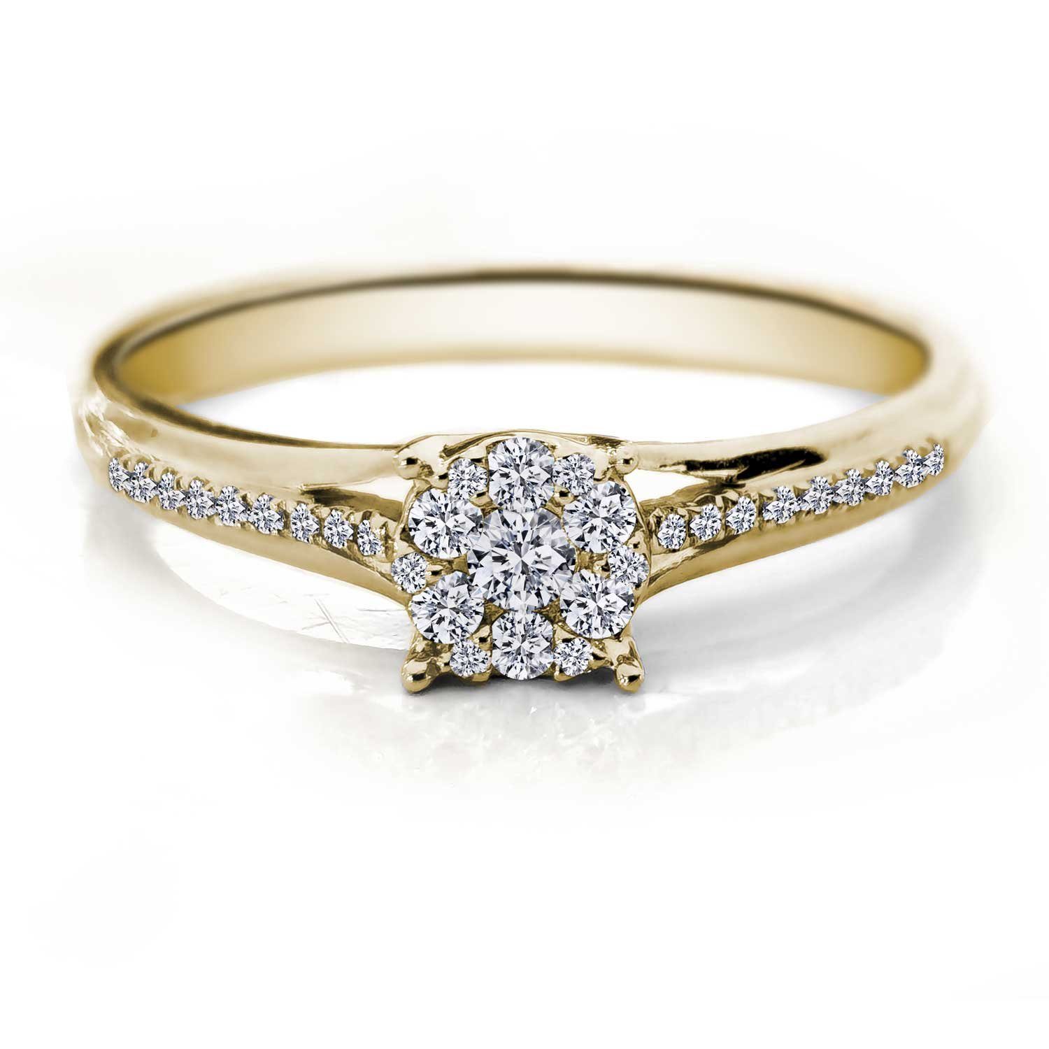 Verlobungsring Verlobungsring "AE25" Brillant 585/- Gelbgold 0,20 ct.