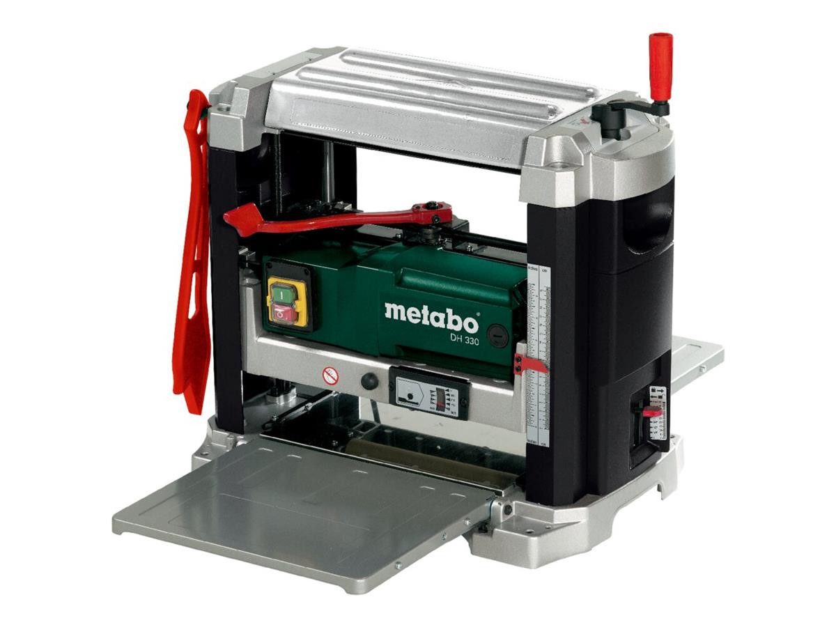 metabo Dickenhobel DH 330, 1800 in W, Hobelbreite: 330 in mm, Wiederanlaufschutz, Einstellung durch Handkurbel
