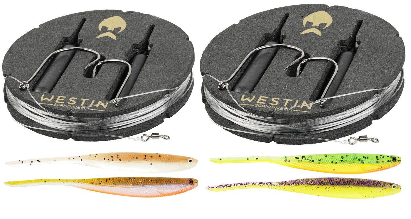 WESTIN Kunstköder DROPSHOT RIG KIT SHADTEEZ PINTAIL 14G #1 150CM 0.30MM CLEAR WAT
