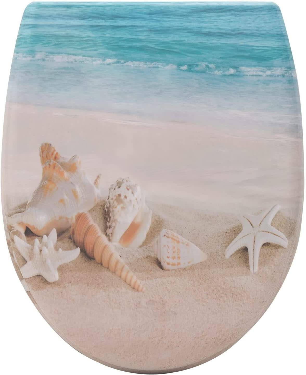 Woltu WC-Sitz (1-St), mit Absenkautomatik Softclose mit Quick Release günstig online kaufen