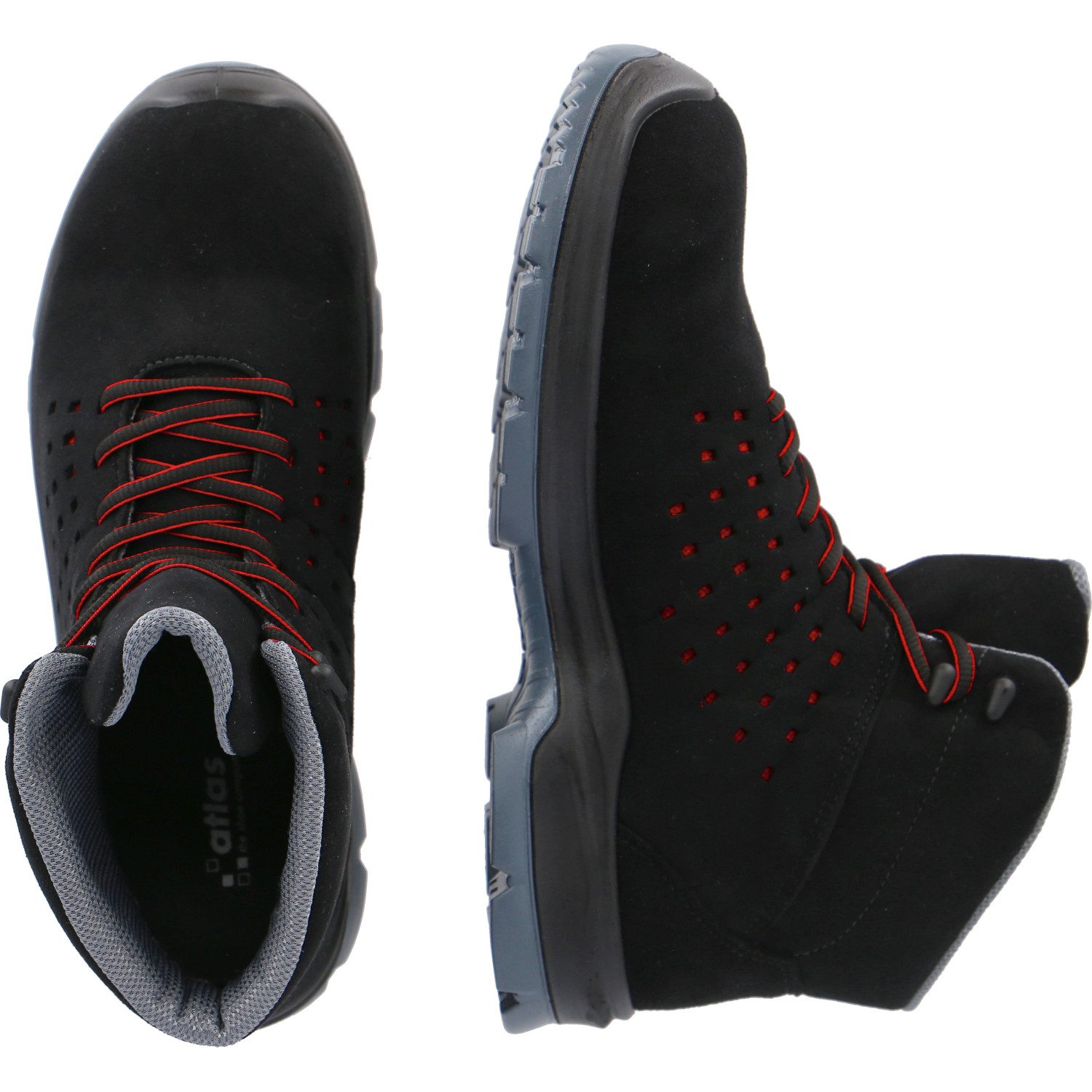 Atlas Sicherheitshochschuhe S1 "SL 32" Sportline red Sicherheitsschuh