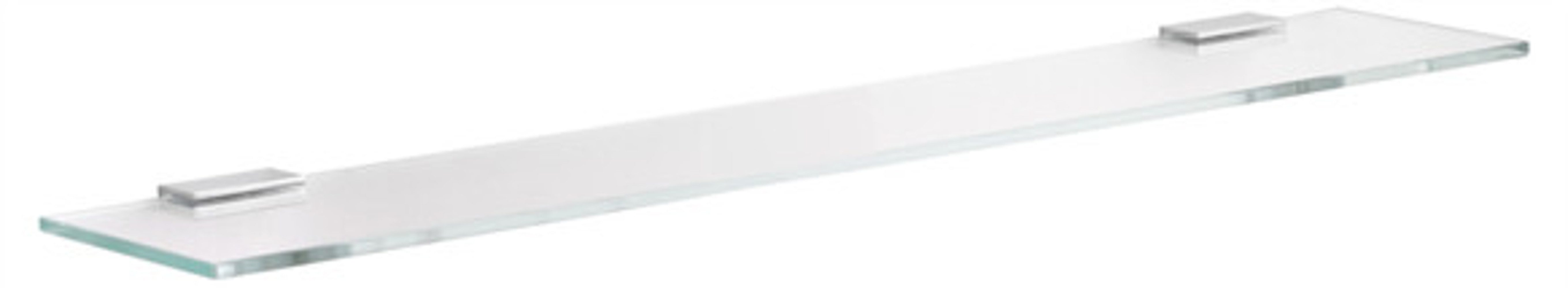 Keuco Wandboard Collection Moll, Cristallin-Platte, 50x12x0,8 cm, hochglanz-verchromt