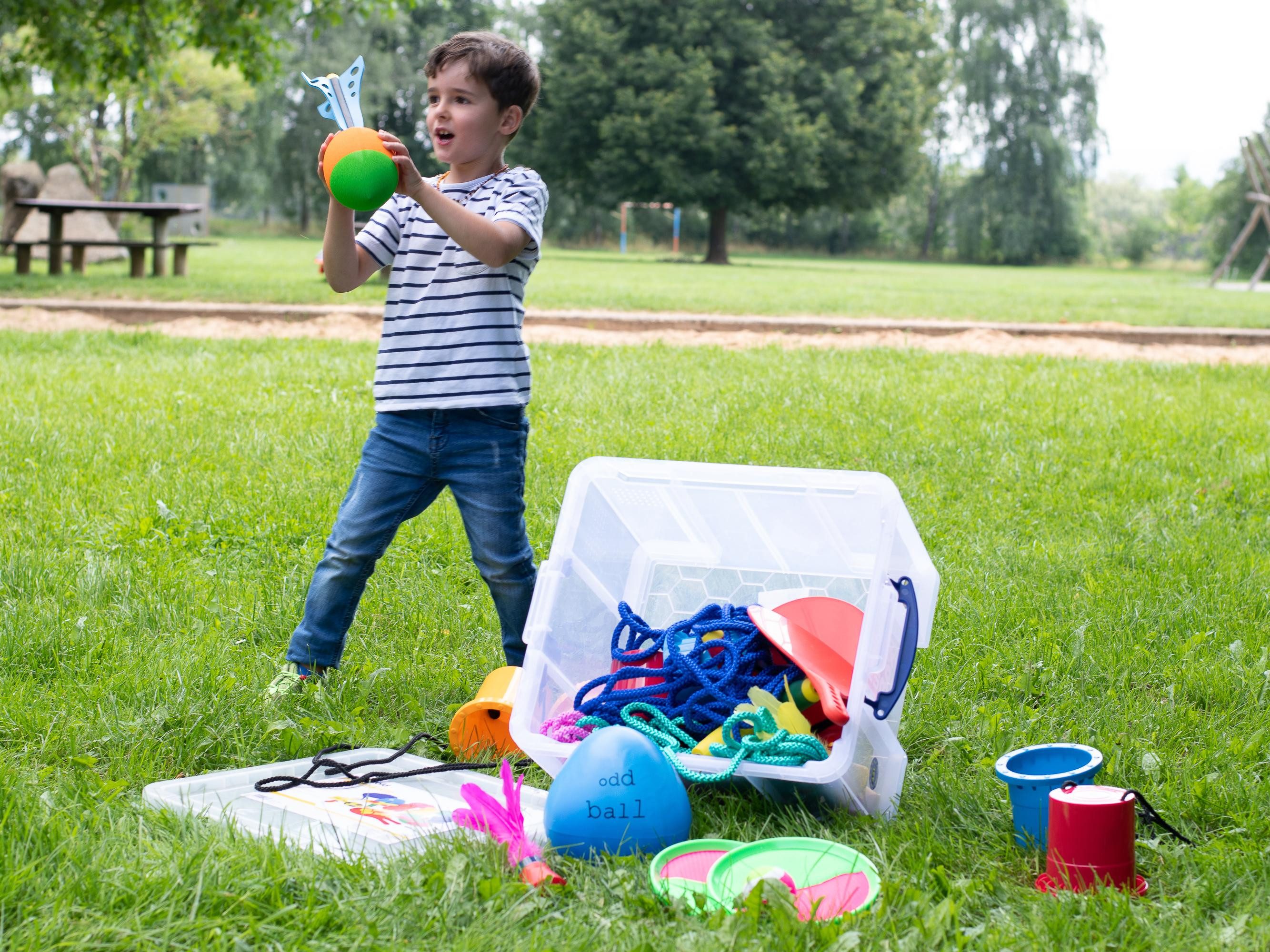 Betzold Outdoor-Spielzeug Pausenkiste, Kunststoff