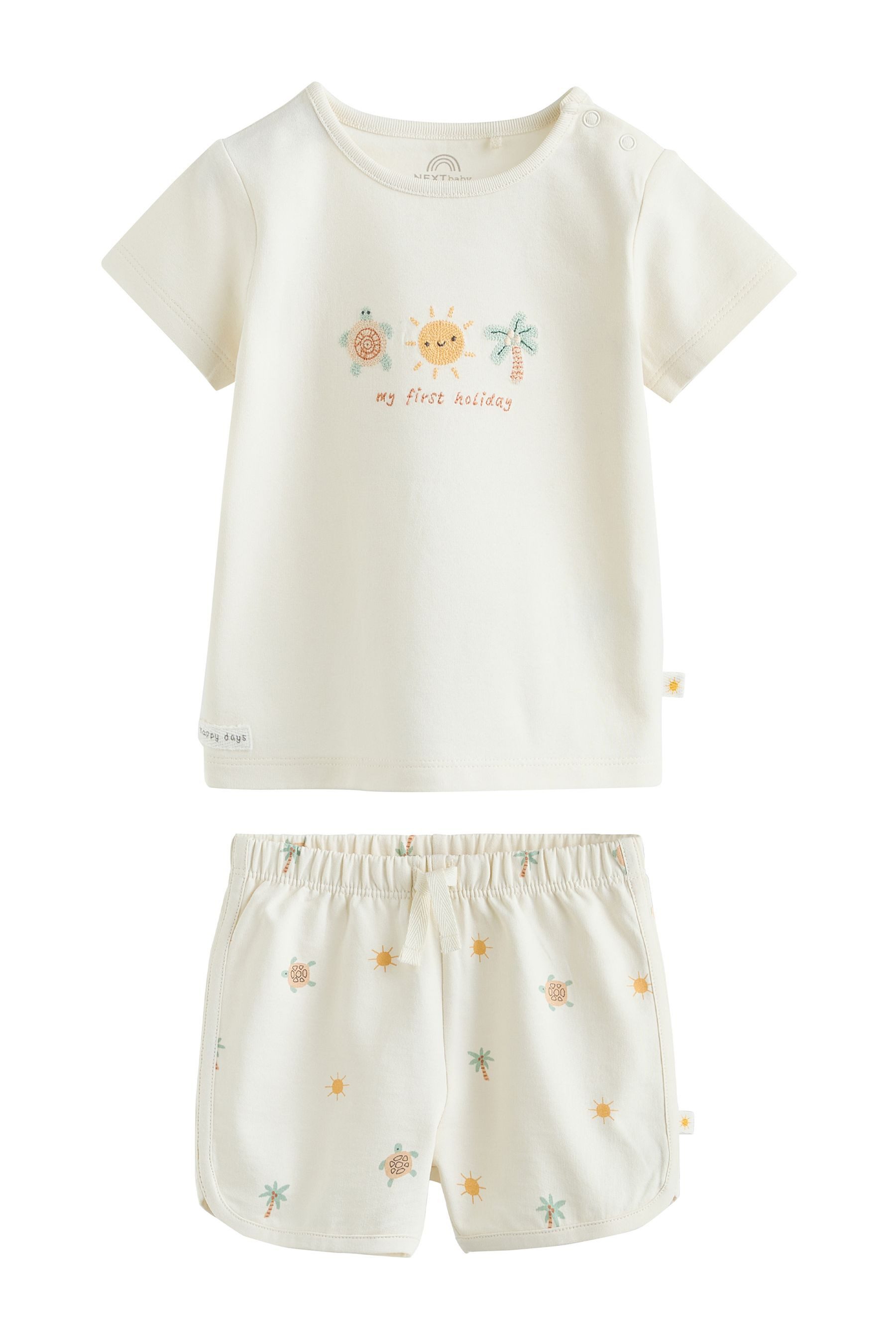 T-Shirt & Shorts Baby-Oberteil mit Shorts