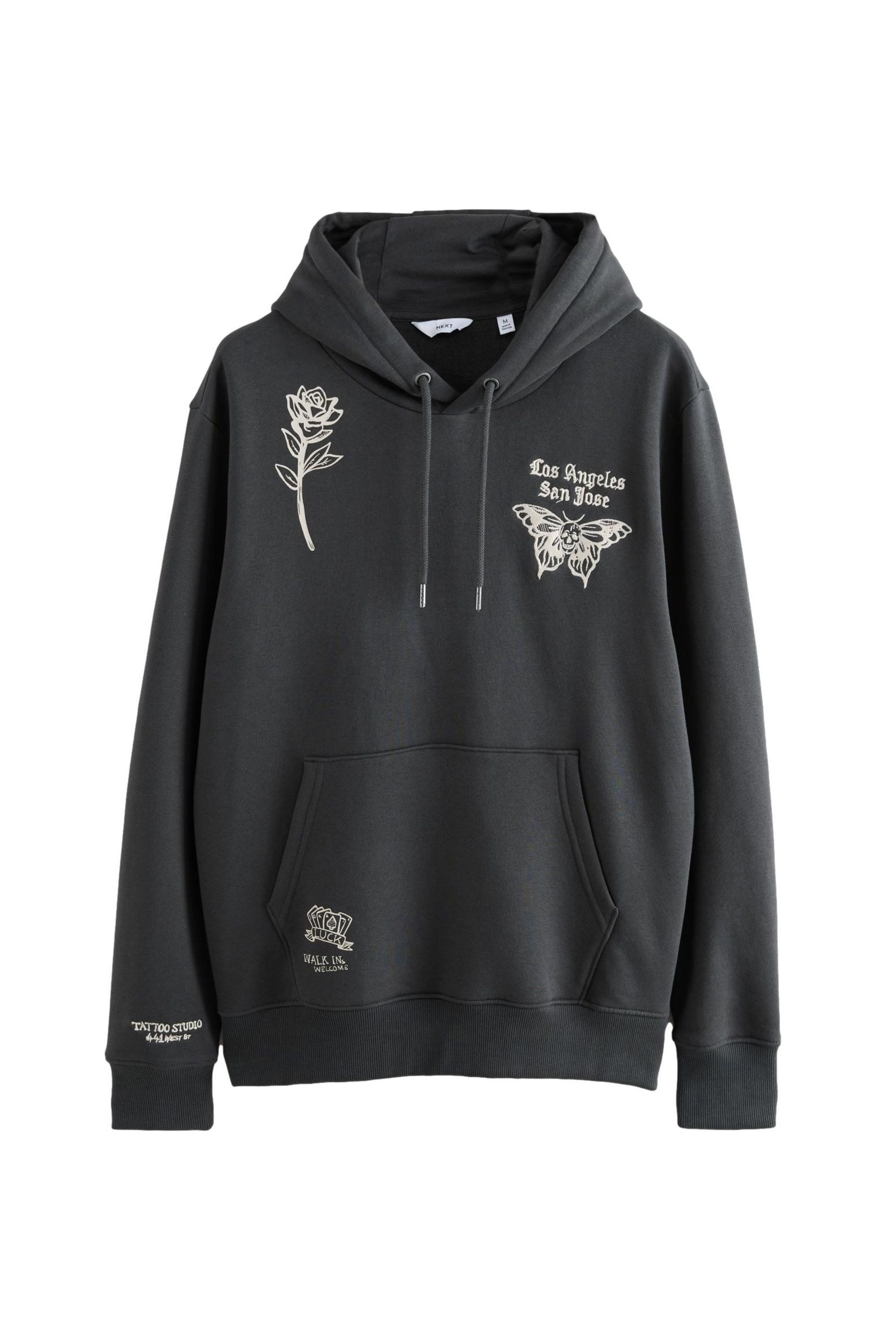 Kapuzenpullover Kapuzensweatshirt mit Grafikprint